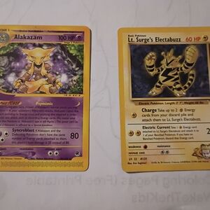 Pokemon Card Set - Purple and Yellow
